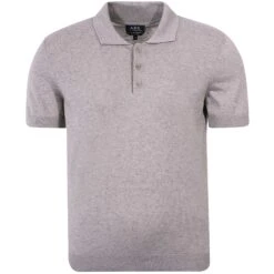 A.P.C. Gregoire Polo Shirt - Mastic