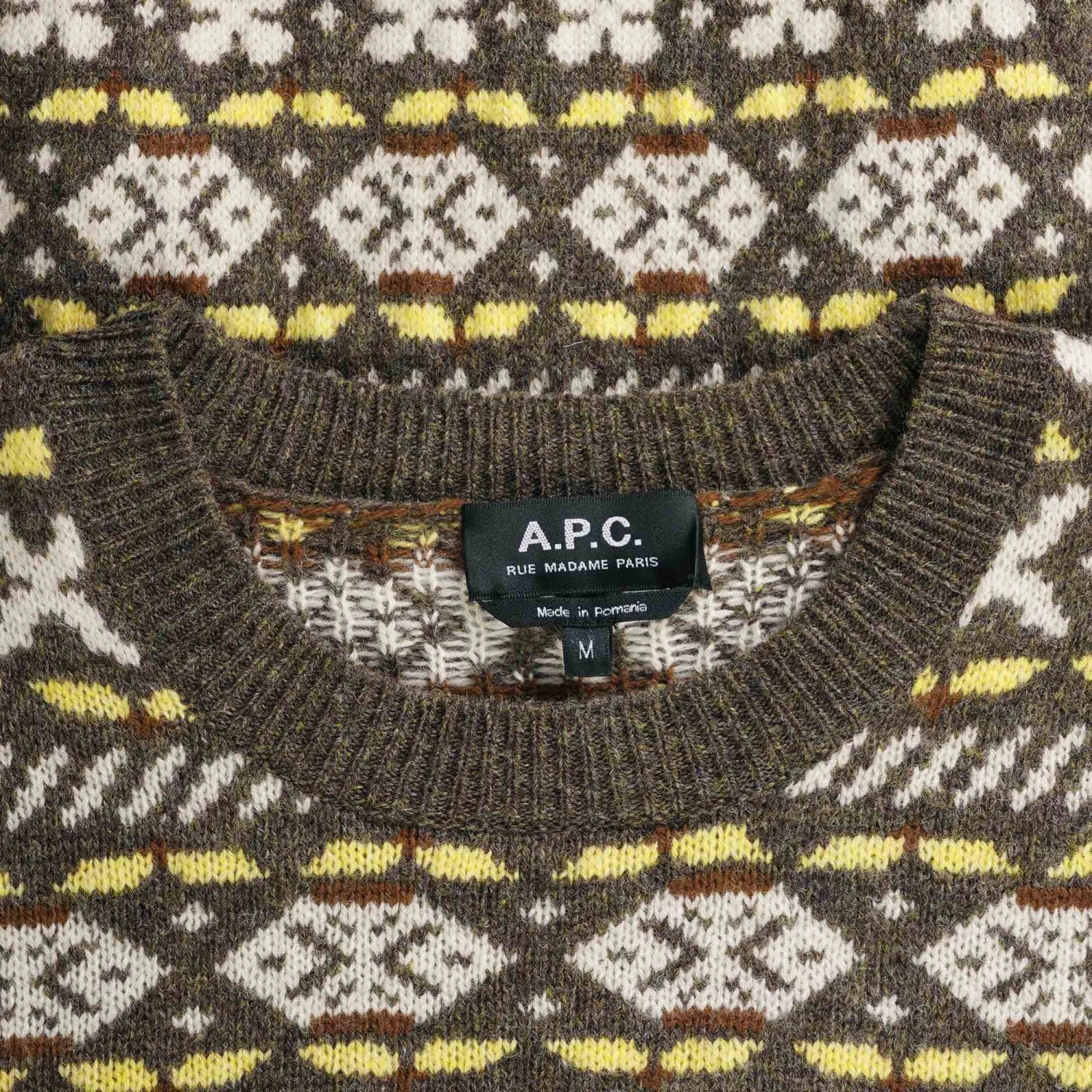 A.P.C. John Jumper - Kaki 2 A.P.C. John Jumper - Kaki - Image 2