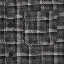 A.P.C. Trek Check Overshirt - Anthracite -Stuarts Fashion Store a p c trek check overshirt anthracite p60801 901116 image