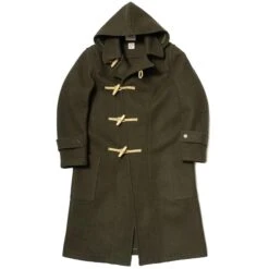 Allevol 'Pat' Duffle Coat - Olive