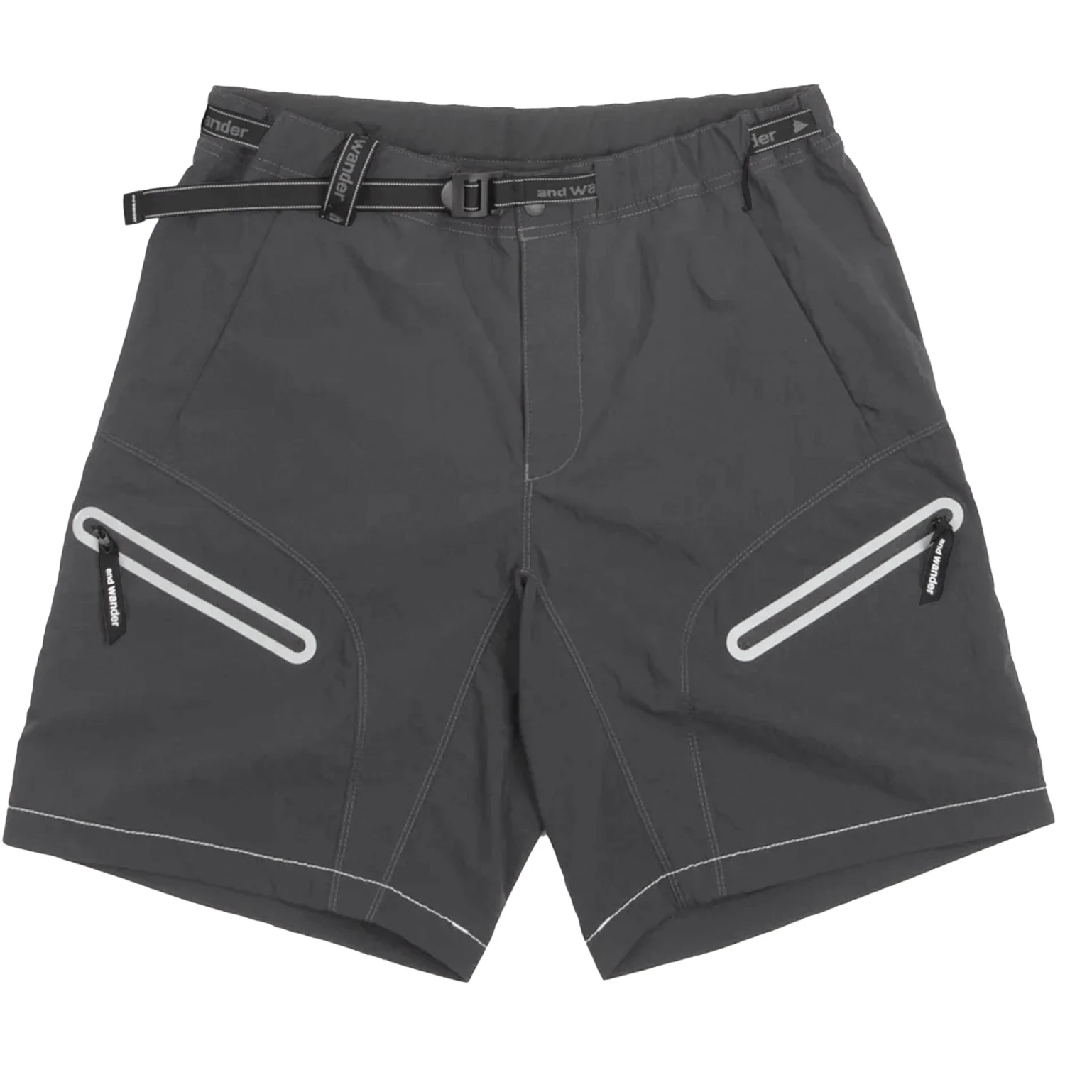 And Wander Light Hike Shorts - Charcoal 1 And Wander Light Hike Shorts - Charcoal