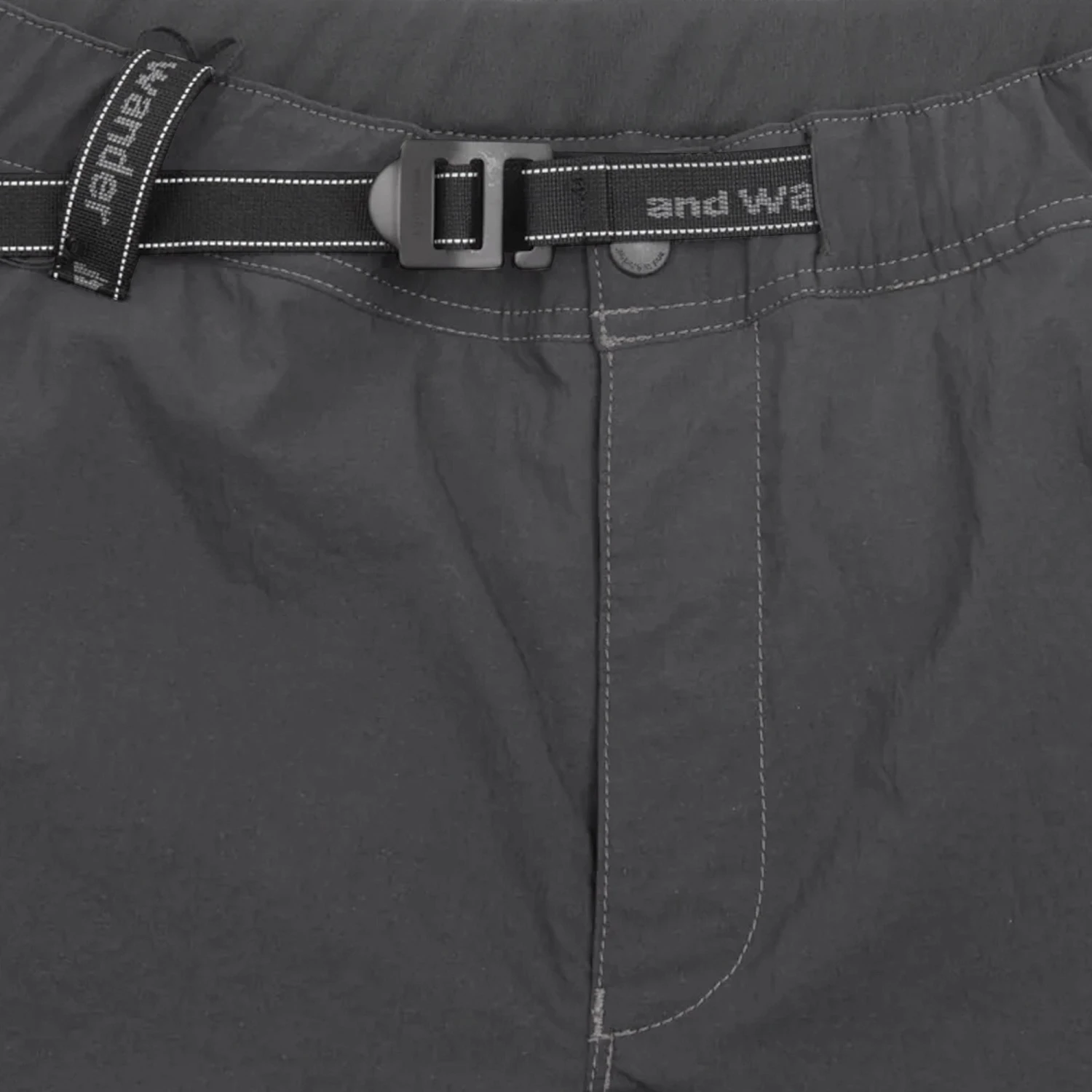 And Wander Light Hike Shorts - Charcoal 2 And Wander Light Hike Shorts - Charcoal - Image 2