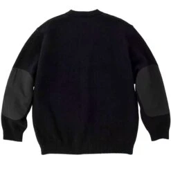 And Wander Shetland Wool Cardigan - Black -Stuarts Fashion Store and wander shetland wool cardigan black p61197 909499 image