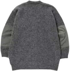 And Wander Shetland Wool Cardigan - Gray -Stuarts Fashion Store and wander shetland wool cardigan gray p61198 909478 image