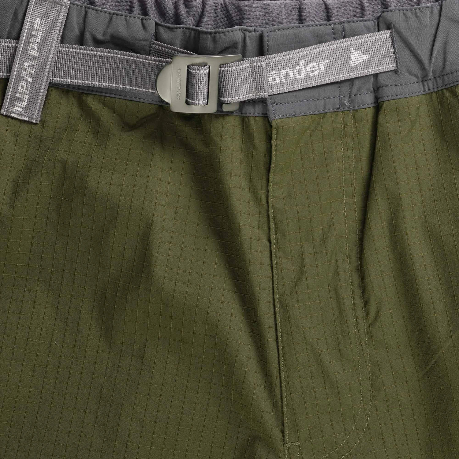 And Wander Straight-Leg Mesh-Trimmed Ripstop Shorts - Khaki 2 And Wander Straight-Leg Mesh-Trimmed Ripstop Shorts - Khaki - Image 2