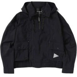 And Wander Water Repellent Light Jacket - Black