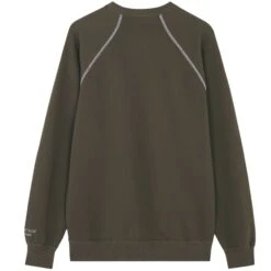 And Wander X Maison Kitsuné Dry Cotton Sweatshirt - Khaki -Stuarts Fashion Store and wander x maison kitsune dry cotton sweatshirt khaki p59319 873898 image