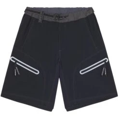 And Wander X Maison Kitsuné Hiking Set Up Shorts - Black