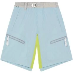 And Wander X Maison Kitsuné Hiking Set Up Shorts - Light Blue
