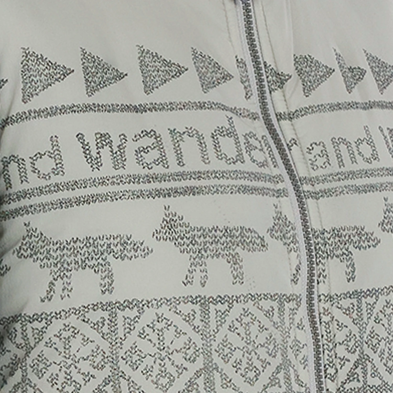 And Wander X Maison Kitsuné Nordic Insulation Vest - Beige 3 And Wander X Maison Kitsuné Nordic Insulation Vest - Beige - Image 3