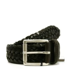 Anderson's Belts Braided Leather Belt - Brown