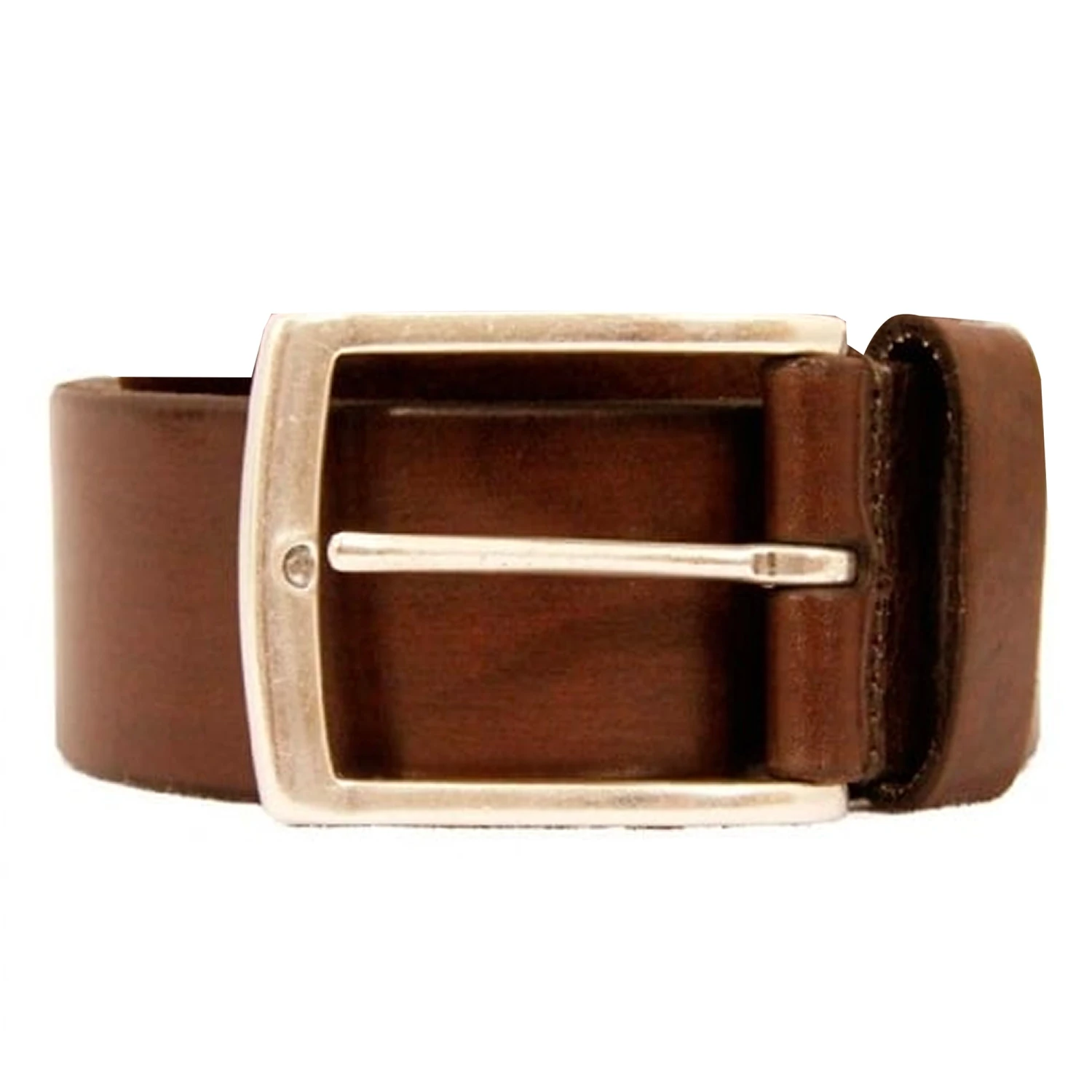 Anderson's Belts Bull Grained Calf Leather Belt - Brown 1 Anderson's Belts Bull Grained Calf Leather Belt - Brown