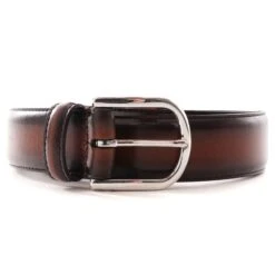 Anderson's Belts Polished Leather Belt - Brown