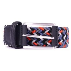 Anderson's Belts Woven Belt -Black Mix