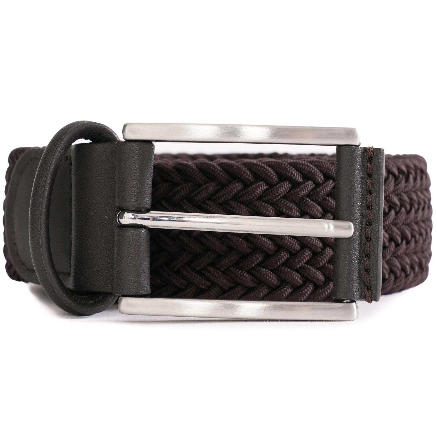 Anderson's Belts Woven Belt - Dark Brown 1 Anderson's Belts Woven Belt - Dark Brown
