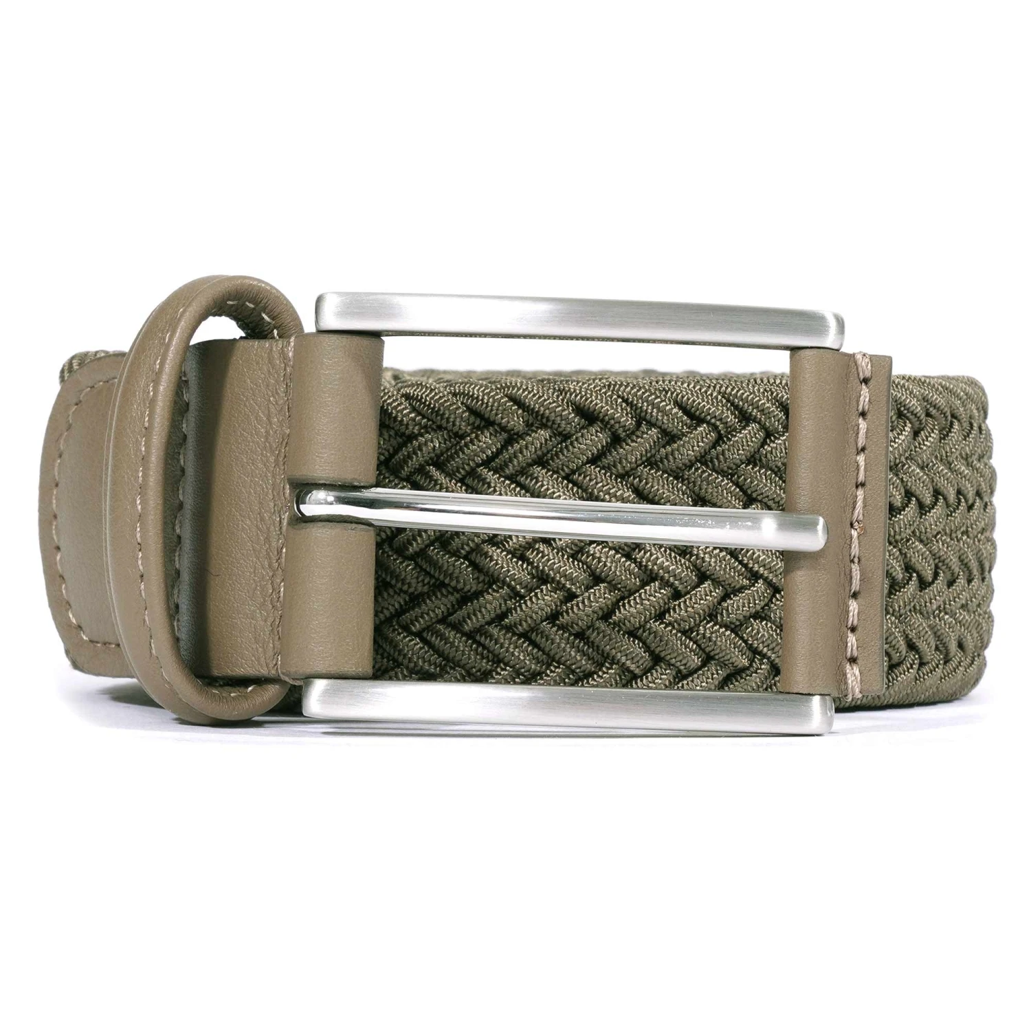 Anderson's Belts Woven Belt - Light Khaki 1 Anderson's Belts Woven Belt - Light Khaki