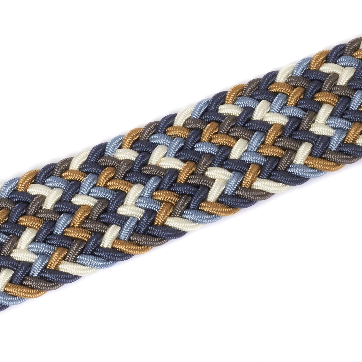 Anderson's Belts Woven Belt - Multi/Blue 2 Anderson's Belts Woven Belt - Multi/Blue - Image 2