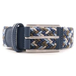 Anderson's Belts Woven Belt - Multi/Blue