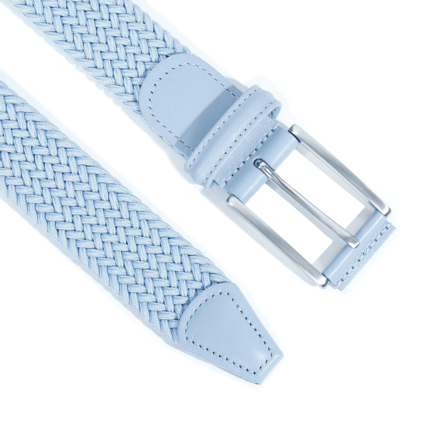 Anderson's Belts Woven Belt - Sky Blue 2 Anderson's Belts Woven Belt - Sky Blue - Image 2
