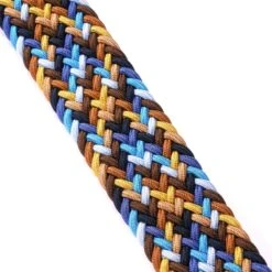 Anderson's Belts Woven Belt - Yellow Mix -Stuarts Fashion Store andersons belts woven belt yellow mix p55061 766639 image