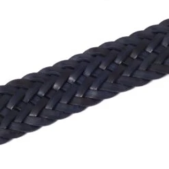 Anderson's Belts Woven Leather Belt - Navy -Stuarts Fashion Store andersons belts woven leather belt navy p32768 175292 image