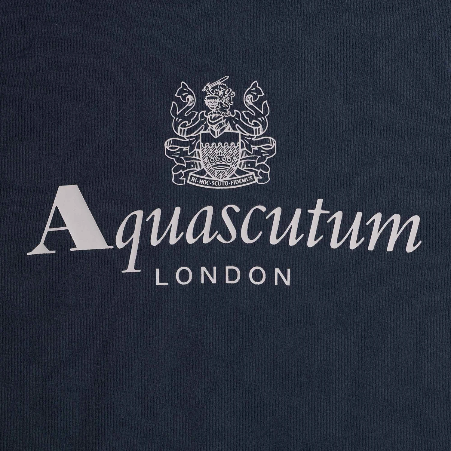 Aquascutum Large Logo Sweatshirt - Navy 3 Aquascutum Large Logo Sweatshirt - Navy - Image 3