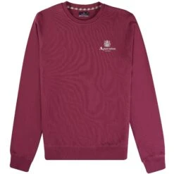 Aquascutum Small Logo Sweatshirt - Cordovan