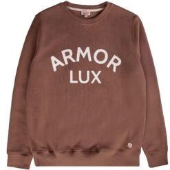 Armor-Lux Armor Lux Logo Sweatshirt - Praline