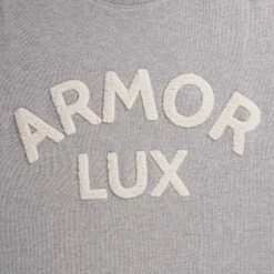 Armor-Lux Armor Lux Logo Sweatshirt - Slate Grey 6 Armor-Lux Armor Lux Logo Sweatshirt - Slate Grey -Stuarts Fashion Store armor lux logo sweatshirt slate grey p59758 883856 image