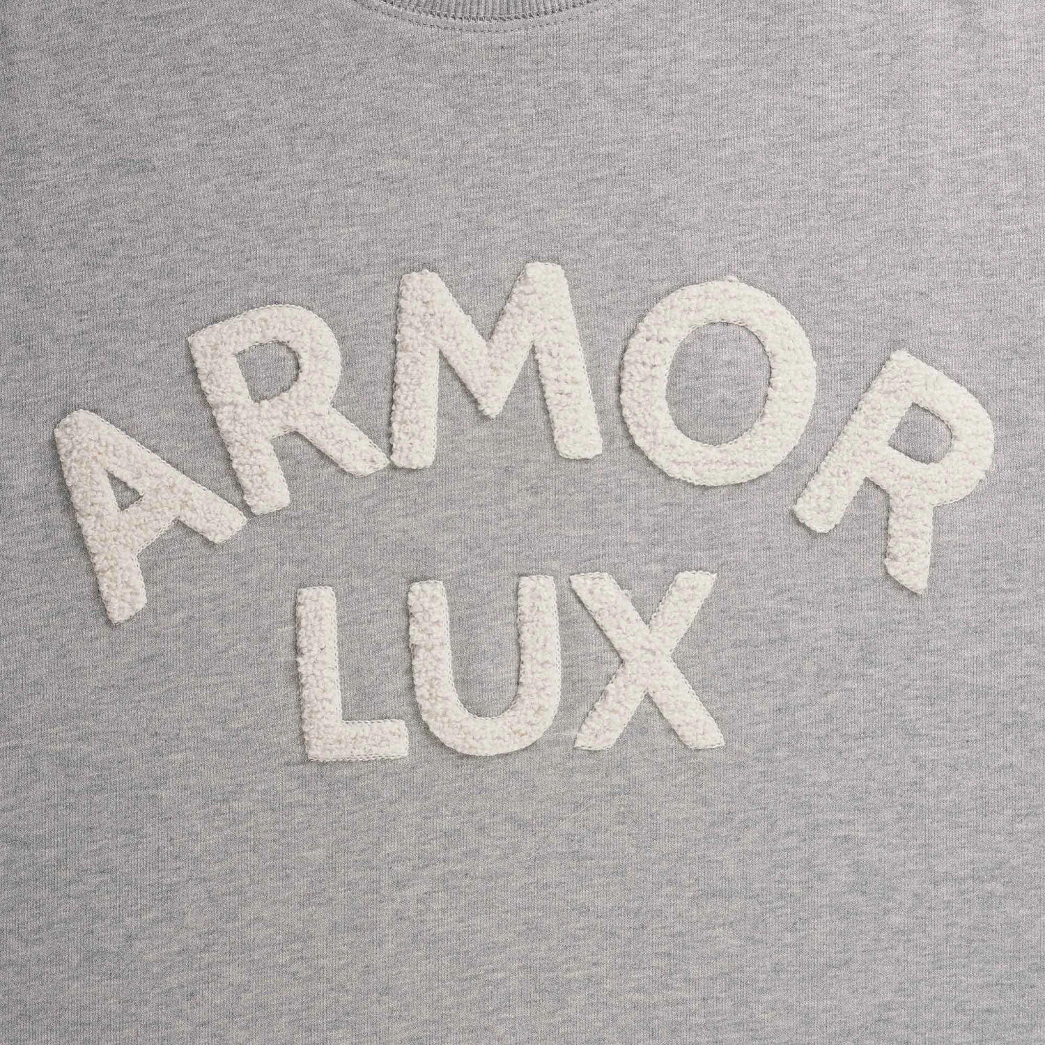 Armor-Lux Armor Lux Logo Sweatshirt - Slate Grey 3 Armor-Lux Armor Lux Logo Sweatshirt - Slate Grey - Image 3