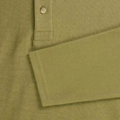 Armor-Lux Armor Lux Long Sleeve Polo Shirt - Oliva -Stuarts Fashion Store armor lux long sleeve polo shirt oliva p59752 883876 image