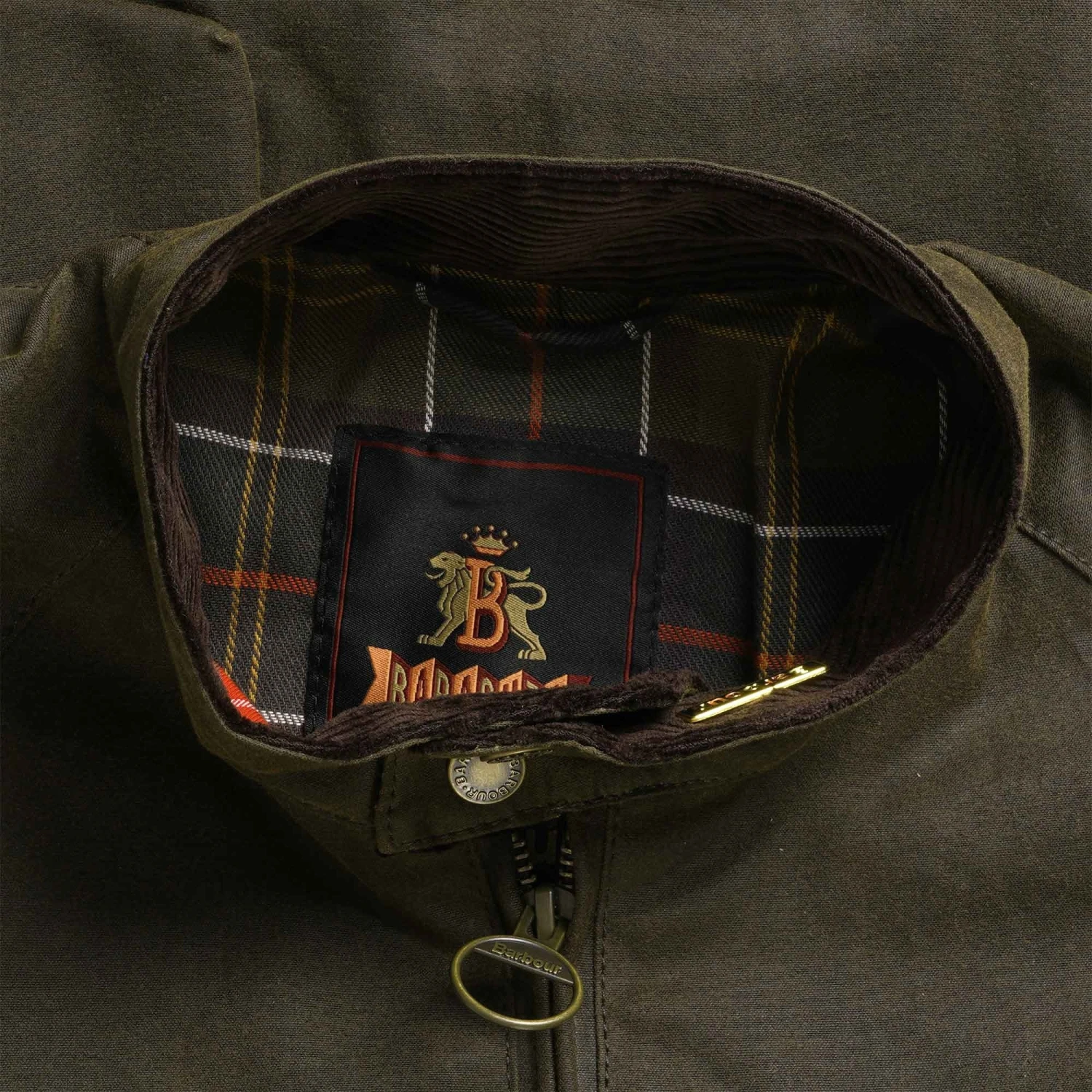 Barbour X Baracuta Brown Wax Jacket - Olive 2 Barbour X Baracuta Brown Wax Jacket - Olive - Image 2