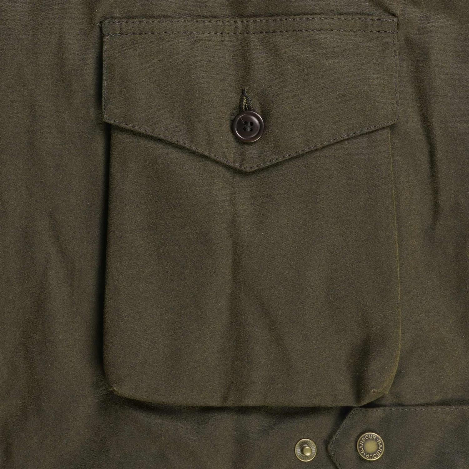 Barbour X Baracuta Brown Wax Jacket - Olive 6 Barbour X Baracuta Brown Wax Jacket - Olive - Image 6