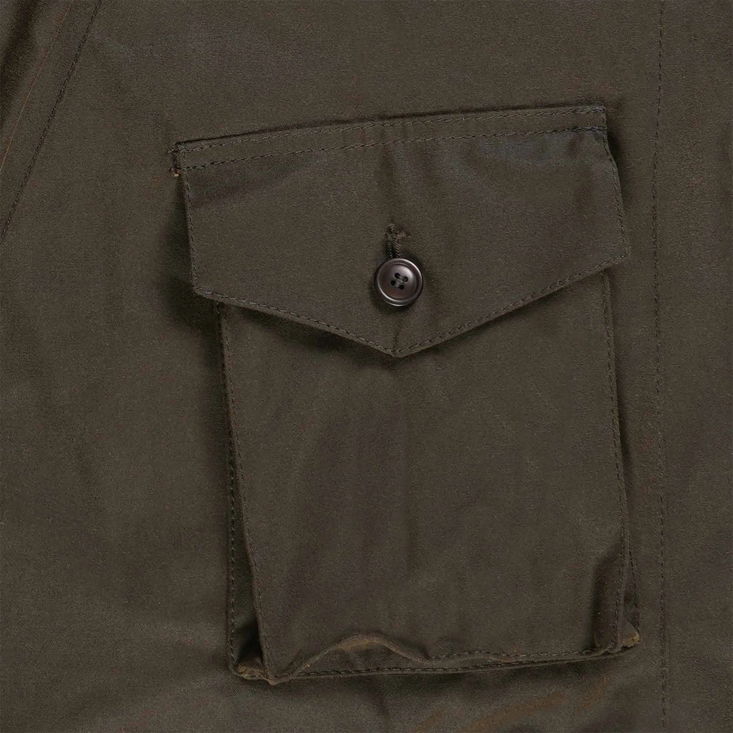 Barbour X Baracuta Clayton Wax Jacket - Olive 7 Barbour X Baracuta Clayton Wax Jacket - Olive - Image 7