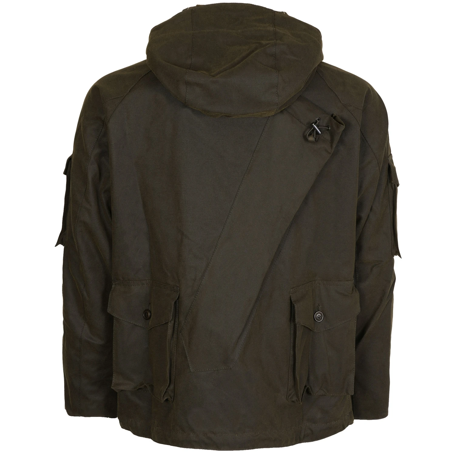 Barbour X Baracuta Clayton Wax Jacket - Olive 8 Barbour X Baracuta Clayton Wax Jacket - Olive - Image 8