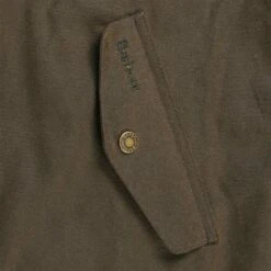 Barbour X Baracuta Porton Wax Jacket - Olive -Stuarts Fashion Store barbour x baracuta porton wax jacket olive p60841 901150 image