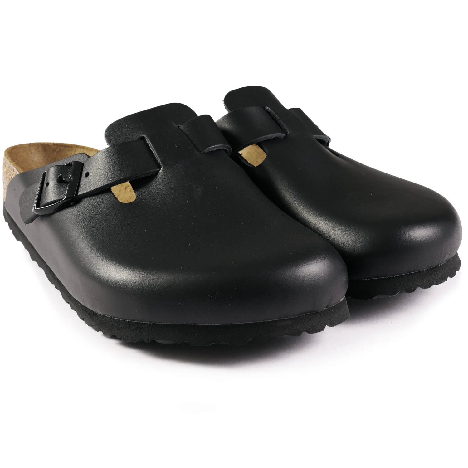 Birkenstock Boston Natural Leather - Black 2 Birkenstock Boston Natural Leather - Black - Image 2