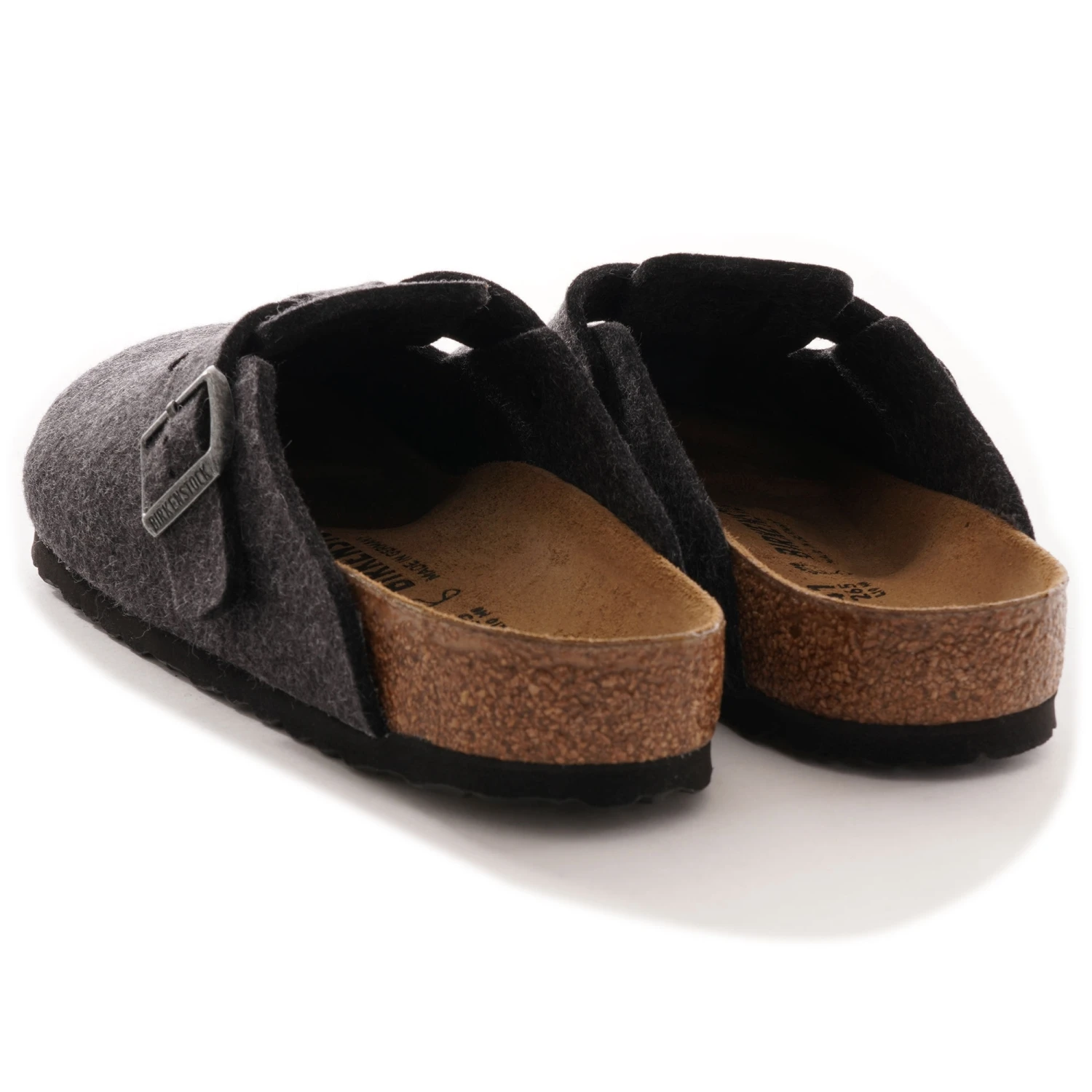 Birkenstock Boston Wool Felt - Anthracite 3 Birkenstock Boston Wool Felt - Anthracite - Image 3