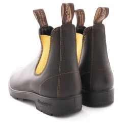 Blundstone 1919 Coloured Elastic Sided Boot - Brown/Mustard 9 Blundstone 1919 Coloured Elastic Sided Boot - Brown/Mustard -Stuarts Fashion Store blundstone 1919 coloured elastic sided boot brown mustard p47880 591732 image