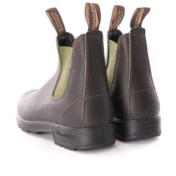Blundstone 519 Coloured Elastic Sided Boot - Brown/Olive -Stuarts Fashion Store blundstone 519 coloured elastic sided boot brown olive p47529 572195 image