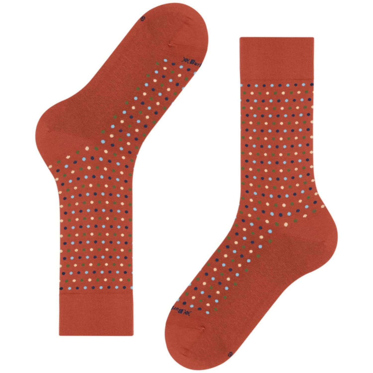 Burlington Socks Dot Socks - Orange 1 Burlington Socks Dot Socks - Orange