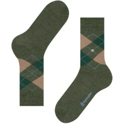 Burlington Socks Edinburgh Melange Socks - Green