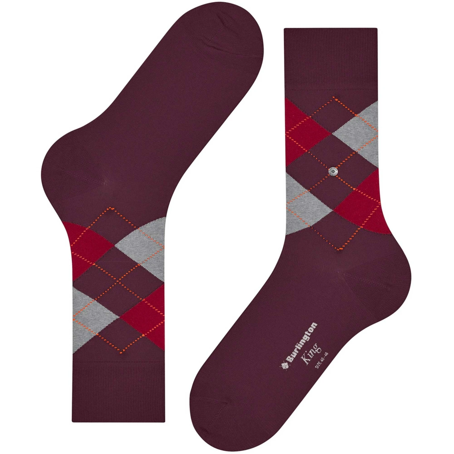 Burlington Socks King Socks - Red 1 Burlington Socks King Socks - Red