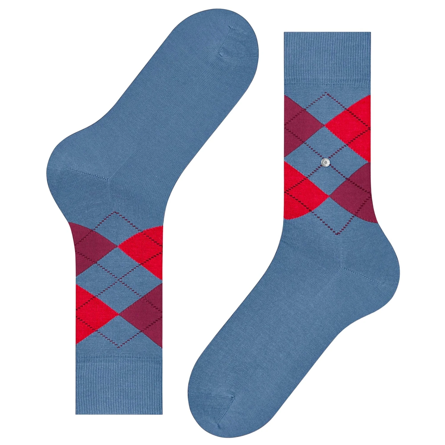 Burlington Socks Manchester - Blue And Red 1 Burlington Socks Manchester - Blue And Red