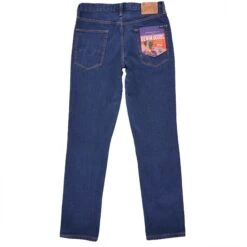 C17 - Cedixsept Jeans Cone Mills Denim Slim Straight Comfort Fit - 1 Year Indigo Rinsed Wash -Stuarts Fashion Store c17 cedixsept jeans cone mills denim slim straight comfort fit 1 year indigo rinsed wash p46068 518545 image