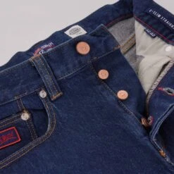 C17 - Cedixsept Jeans Cone Mills Denim Slim Straight Comfort Fit - 1 Year Indigo Rinsed Wash -Stuarts Fashion Store c17 cedixsept jeans cone mills denim slim straight comfort fit 1 year indigo rinsed wash p46068 518650 image