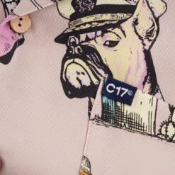 C17 - Cedixsept Jeans Dance Of The Dead Shirt - Ecru -Stuarts Fashion Store c17 cedixsept jeans dance of the dead shirt ecru p45889 496591 image