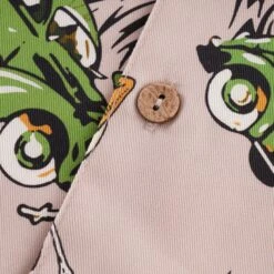 C17 - Cedixsept Jeans Dance Of The Dead Shirt - Ecru -Stuarts Fashion Store c17 cedixsept jeans dance of the dead shirt ecru p45889 496595 image