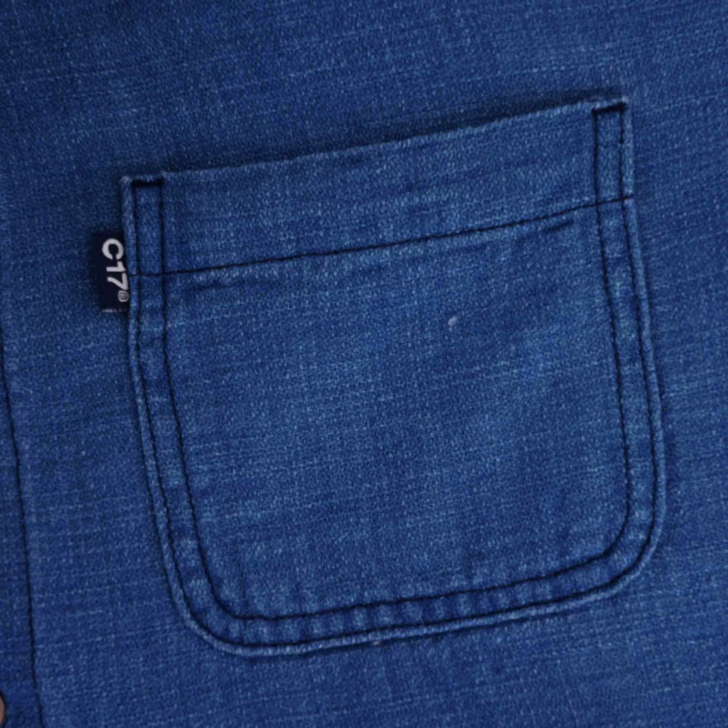 C17 - Cedixsept Jeans Denim Shirt - Dark Indigo 4 C17 - Cedixsept Jeans Denim Shirt - Dark Indigo - Image 4