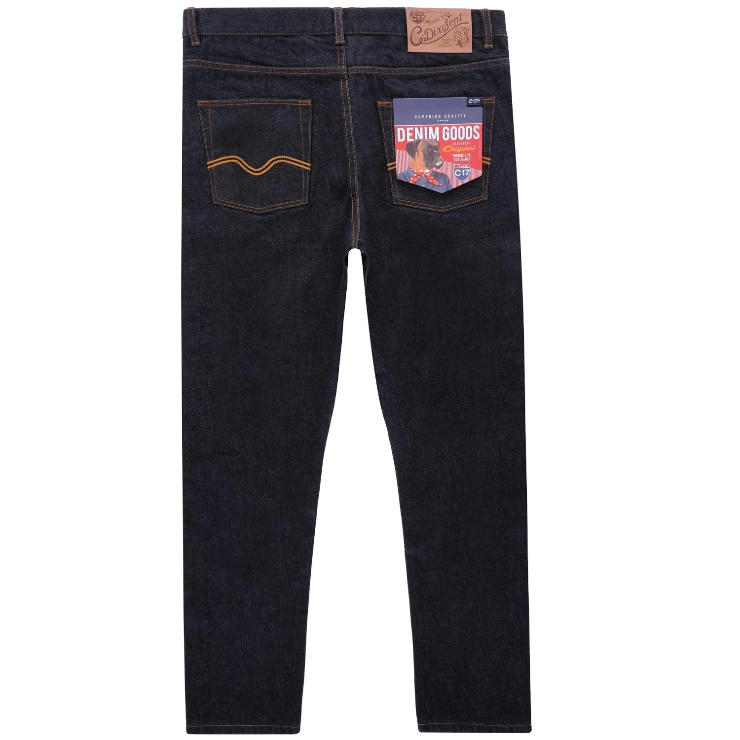 C17 - Cedixsept Jeans Kaihara C-Original Fit Japanese Selvedge Denim Jeans - Indigo 7 C17 - Cedixsept Jeans Kaihara C-Original Fit Japanese Selvedge Denim Jeans - Indigo - Image 7